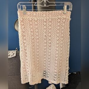 Free People crochet skirt